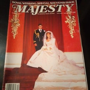 Majesty special edition Princess Diana royal wedding issue.